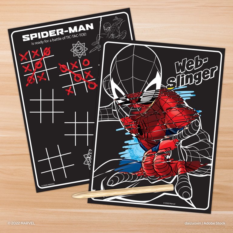 Scratch Off Puzzle Reveal Marvel Spider-Man- 150 Pieces Ages 5+