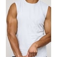 thumbnail image 2 of Real Essentials 5 Pack: Men's 100% Ultra Soft Cotton Sleeveless Crewneck Tank Top Casual Shirts Tees (Big & Tall Available), 2 of 5