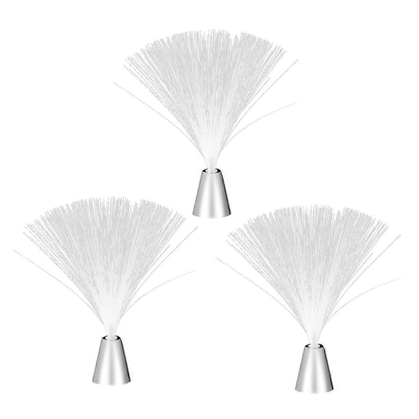 Transparent Fiber Optic Lights For Party Venue And Dinner Table Use 33 X 10 X 10 Cm Lighting 3Pcs