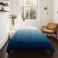 thumbnail image 4 of Navy Blue Ombre Tapestry for Bedroom Wall Hanging Tapestry, Contemporary Gradient Abstract Art Ceiling Backdrop Tapestries Poster Blanket Wall Decor for Teens Room Living Room Dorm 59" x 90", 4 of 8