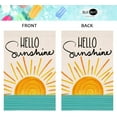 thumbnail image 5 of Hello Sunshine Summer House Flag 28 x 40 Vertical Double Sided Farmhouse Holiday Outside Decorations Burlap Yard Flag BW285-40, 5 of 6