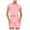 Pink, variant on Amvlyk 2 Piece Sets for Women Summer Short Sleeve Top Sweatsuit Shorts Sets Jogger Tracksuit Sets Casual Workout Outfits Fashion Two Piece Lounge Sets for Vacation Running Gym Travel Outfits
