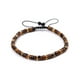 thumbnail image 1 of Xiao Hua Pulseras de cuentas para mujer y hombre: pulsera de cuentas con cristales curativos ajustables de 4 mm, color marrón., 1 of 4