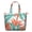 Beach, variant on Beach Vacation Duffel Hawaiian Floral Weekender Bag with Palm Leaf Tropical Botanical Print, Leafy Aloha Carry-On Tote, Colorful Exotic Travel Bag