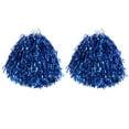 thumbnail image 1 of 1 par de anillos de plástico 50g Cheering Squad Spirited Fun Cheer Pony Cheer Poms para la competencia de High School secundaria y secundaria de los niños Animando eventos deportivos (azul), 1 of 5