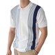 thumbnail image 5 of Ceisia Men's Polo Shirt | Slim Fit Short Sleeve Vertical Stripe Color Block Polo | Breathable Wrinkle-resistant (Multiple Combinations) Gift, 5 of 8