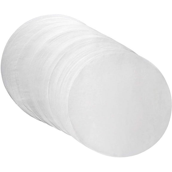 Siloon (set of 100)Parchment Paper Baking Circles 8 Inch Diameter, Baking Paper Liners for Baking Cakes, Cooking, Dutch Oven, Air Fryer, Cheesecakes, Tortilla Press