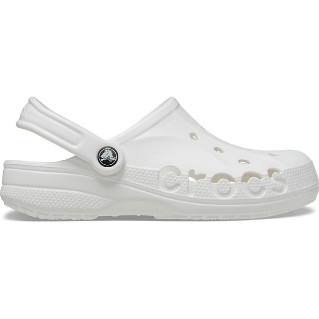 Zuecos Crocs Via Unisex Blancos Talla 11 Hombre 13 Mujer