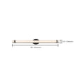 thumbnail image 3 of Nuvo Lighting Slice 36 in. LED Vanity Fixture Aged Bronze Finish - Aged Bronze, 3 of 3