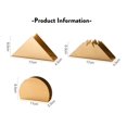 thumbnail image 2 of Servilletero triangular de acero inoxidable, soporte para pañuelos, organizador de servilletas doradas para encimera de cocina, mesas de comedor (dorado) Ormromra  ZJWJ607-2, 2 of 4