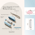 thumbnail image 4 of Lint Rollers for Pet Hair Extra Sticky Lint Roller with 10 Refills for Clothes,Snack crumbs,Dog Cat Hair Removal Pink, 4 of 8