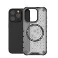 thumbnail image 2 of 2-in-1 Magnetic Phone Case for iPhone 13 Pro, [Anti-fall] [Compatible with MagSafe] Shockproof Translucent Honeycomb Pattern Back Ultra Slim Protective Case for iPhone 13 Pro,Black, 2 of 11
