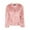 Pink, variant on Women's Winter Fashion Fuzzy Jacket - Long-Sleeve Solid Color Short Faux Fur Coat, Black, XXL