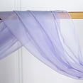 thumbnail image 4 of BalsaCircle Lavender 18 feet Sheer Organza Curtain Panel Backdrop Drape Window Decorations, 4 of 8