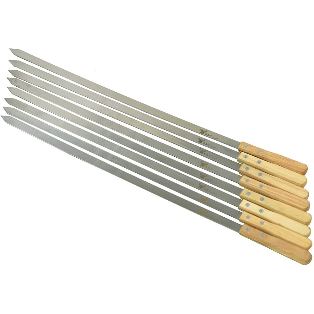 G & F 23Inch Long, Heavy Large Stainless Steel BrazilianStyle BBQ