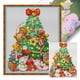 thumbnail image 1 of Parcial Bordado Algodón Egipcio 16CT Impresión Oso Navidad Punto Cruz 31x37cm, 1 of 9