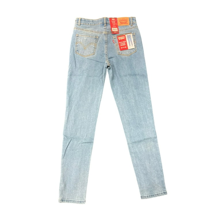 Levi Strauss Youth Girl's High Rise Super Skinny Stretch