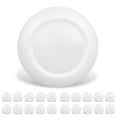 thumbnail image 1 of JULLISON 20 Packs 6 Inch LED Low Profile Recessed & Surface Mount Disk Light Round 15W 900 Lumens 5000K Day Light White CRI80 Driverless Design Dimmable ETL Listed White, 1 of 1