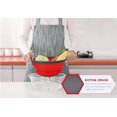 thumbnail image 6 of Kitchen Foldable Silicone Strainer,Bonison Collapsible Colander with Handle, Food-Grade Silicone kitchen Strainer Space-Saver Folding Strainer Colander,(Red,3pc), 6 of 9
