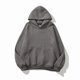 thumbnail image 1 of Sudadera con capucha holgada de manga larga con bolsillo tipo canguro y hombros caídos para mujer, 1 of 2