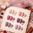thumbnail image 2 of Beetles Nude Gel Polish Set, Cozy Nude Collection, 6 Colors Brown Pink, 2 of 6