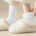 thumbnail image 4 of Womens Winter Socks, Warm Fleece Tube Socks for Cold Protection, 4 of 6