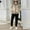01 Khaki, variant on YueHuiYing Men's Casual Loose Printed Pocket Zipper Drawstring Long Pants Sweatshirt Long Sleeve Hooded Set
