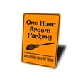thumbnail image 4 of Broom Parking Halloween Novelty Sign, Metal Wall Decor - 10x14 inches, 4 of 4