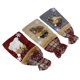 thumbnail image 1 of Funda para botella de champán, 3 piezas, diseño de cuadrícula, de lino, para botella de vino, bolsa multifuncional para botella de vino, 1 of 12