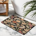 thumbnail image 3 of Small Accent Floral Green Rug 20x32 Inch - Modern Washable, Non-Slip Carpet for Bedroom, Bathroom, Entryway and Laundry Room - Distressed Area Rug, 3 of 5