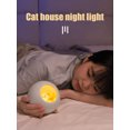 thumbnail image 2 of Muyoka Luz de noche de gato lindo LED para niños lámpara de noche regulable USB luz de escritorio recargable Muyoka Hogar, 2 of 6