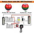thumbnail image 3 of Disyuntor de Batería XCF 12 V - 48 V Interruptor Aislador Impermeable 275 A, 3 of 4