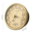 thumbnail image 5 of Barometer Weather Prediction Tool Analog Display Metal Housing Farm Use, 5 of 8