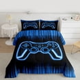 thumbnail image 2 of Castle Fairy Teens Female Men Green Gamepads Twin Comforter Sets,Video Game Bedding Set, 2 of 8