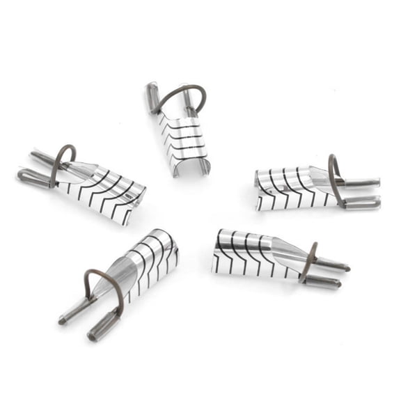 UDIYO 5Pcs Women Reusable UV Gel Acrylic Tips Nail Art Extension Guide Form Tools