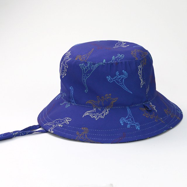 Sombrero de pescador para niños de primavera y verano, sombrero de lavabo para niños con estampado de dibujos animados, sombrero parasol a prueba de rayos UV