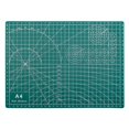 thumbnail image 1 of A4 Self Healing Cutting Mat Double-sided  PVC Cutting Board with Grid Lines Angles Design 3mm Thickness for Scrapbooking Art & Craft Projects, 1 of 7