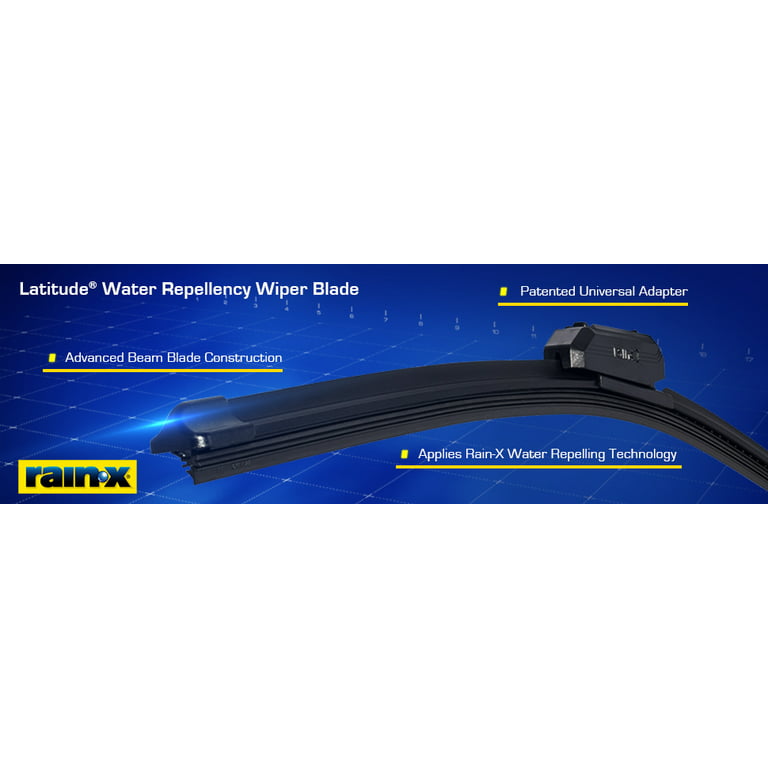 Rain-X 5079280-2 Latitude 2-In-1 Water Repellent Wiper Blades, 24 Inch  Windshield Wipers (Pack Of 1), Automotive Replacement Windshield Wiper  Blades With Patented Rain-X Water Repellency Formula 24 Single Wiper  Blades 16.59 - Quarter Price