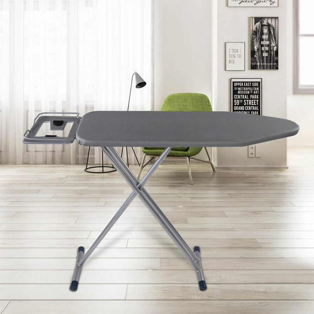 HERCHR Portable Flame Retardant Ironing Board Folding Height Adjustable Table for Home Laundry