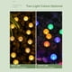 thumbnail image 4 of Cadena de lámpara Juego de cuerdas de lámpara de césped de burbujas solares Decoración de paisaje al aire libre IP65 LED impermeables Luces de estaca alimentadas por energía solar para camino / patio Andoer Cadena de lámpara, 4 of 7