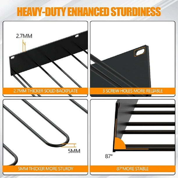 Bgsha Wader Hangers Boot Rack Wall Mounted 2 Pairs Boot Rack Organizer Tall Boots Sturdy Metal Wire Hanging Boot Rack Cowboy Boot Holder for Mudroom Entryway Garage Boot Organizer Walmart