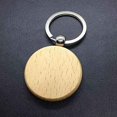 thumbnail image 4 of 40Pcs Blank Round Wooden Key Chain Diy Wood Keychains Key Tags Can Engrave Diy Gifts, 4 of 5