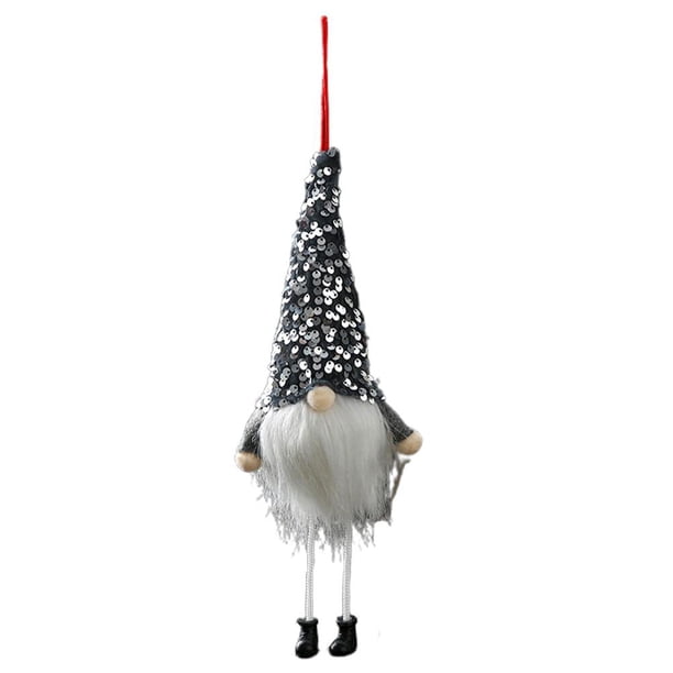 Sin Rostro De Piernas Largas De Navidad Adornos Caseros De Muñeca Enana Con Lentejuelas Lindas Para Árbol De Navidad Y Ventanas seitruly HA042994-01
