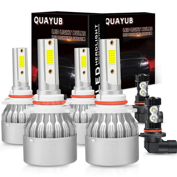 Para For Toyota Corolla 2005 2006 2007 2008 6X 6000K LED Headlight Bulbs Hi/Low Fog Light