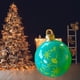 thumbnail image 5 of inflable de Navidad 60cm Atmósfera festiva inflable Suministros festivos Decoración s decoradas de adorno colgante de globo para BLESIY Bola inflable, 5 of 7