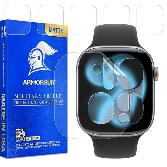 ArmorSuit 6 Pack for Apple Watch 11 (2025) 42mm Anti-Glare Screen Protector MilitaryShield Matte Film - Made in USA