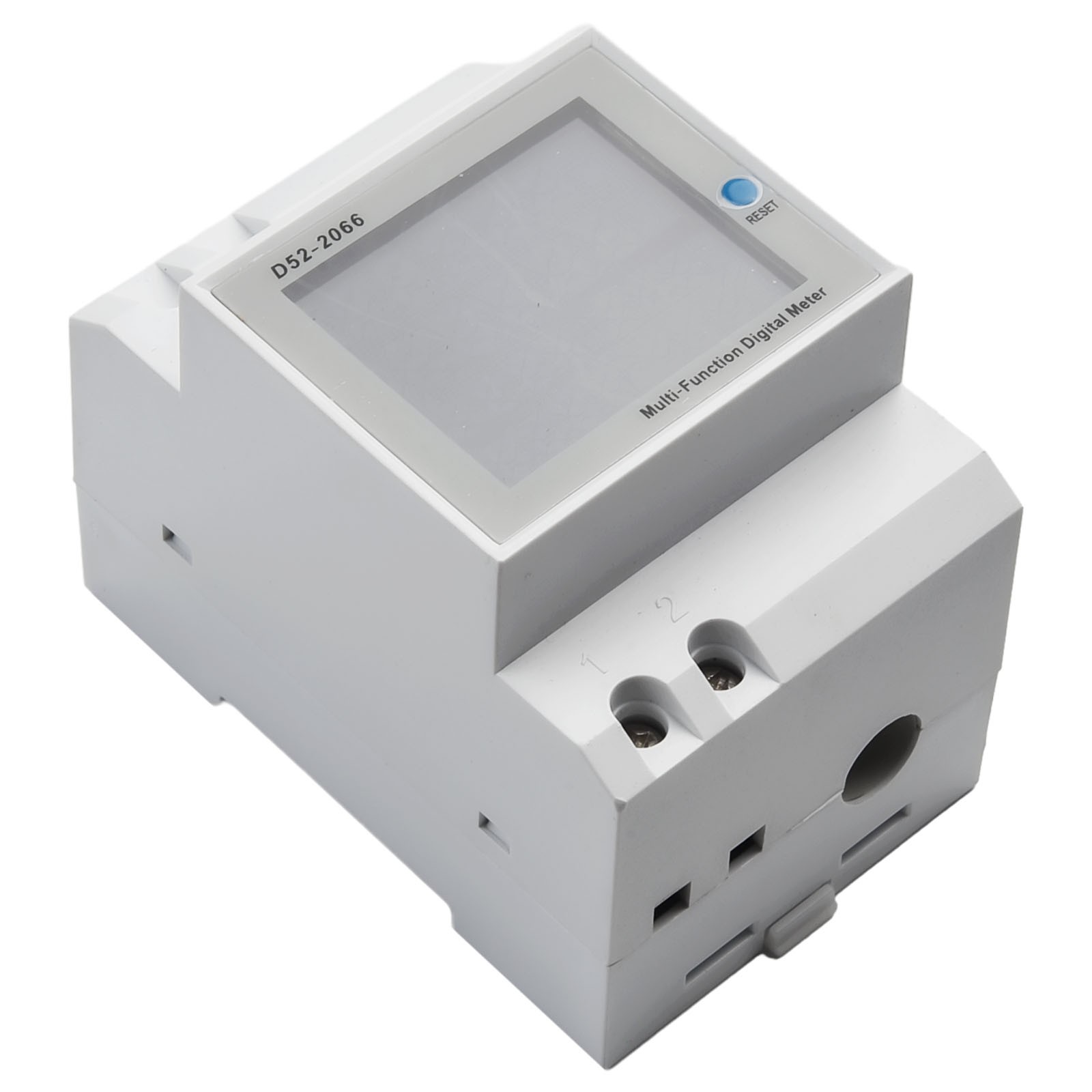 High- for Precision 100A DIN Rail AC Power Meter with Integrated Current Transformer