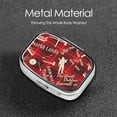thumbnail image 5 of Lumberjack Woodsman North Square Pill Box 2 Compartment Pill Case Medicine Organizer Decorative Gift for Purse Pocket, 5 of 5