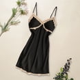 thumbnail image 3 of iopqo lingerie for women ladies pajamas suspenders underwear thin fashion pajamas home wear black xl, 3 of 3