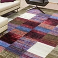 thumbnail image 5 of BNM Rustic Color Block Indoor Non-Slip Washable Area Rug, 4' x 6', Sage, 5 of 5